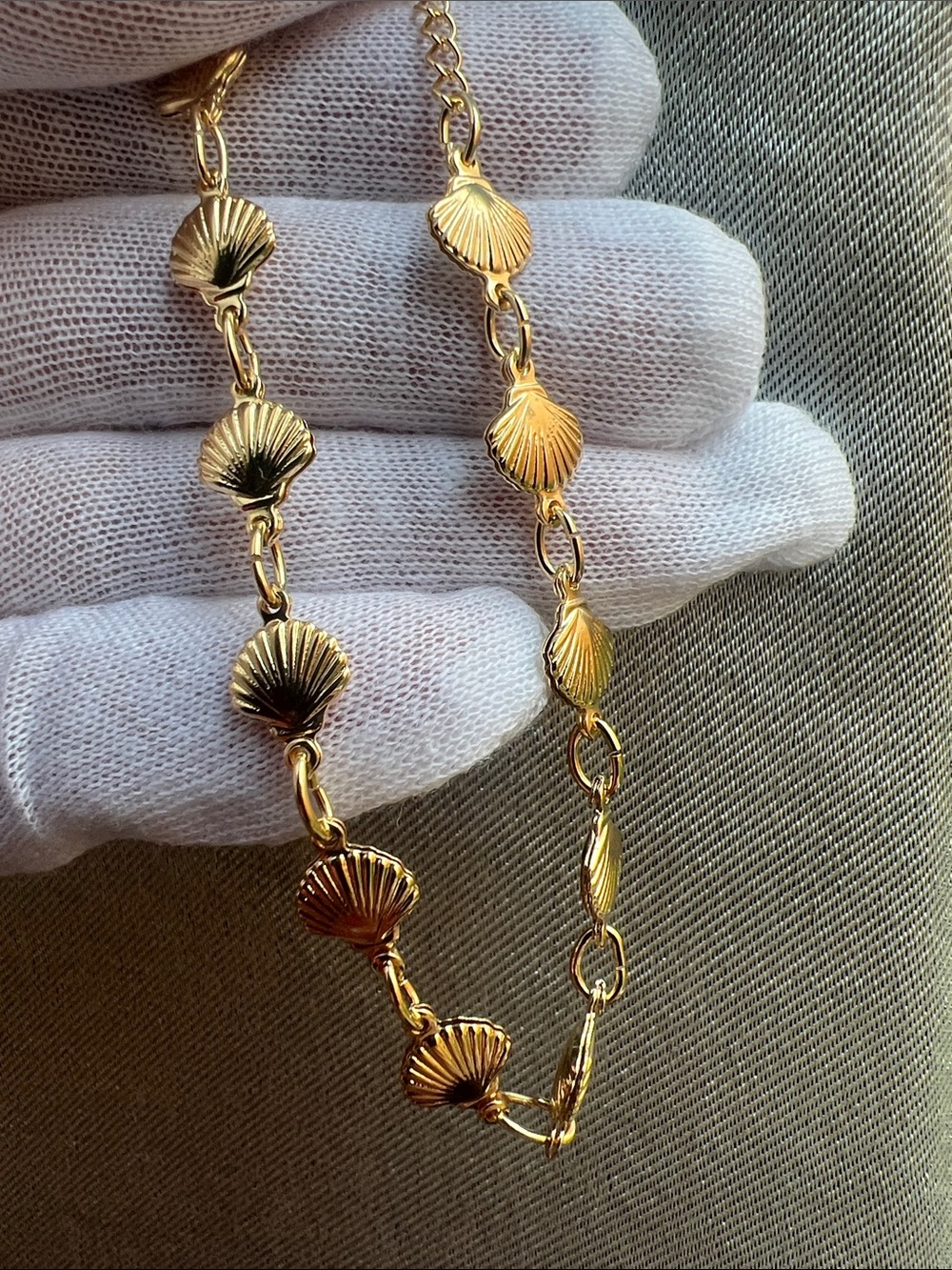 18K Gold-Filled Seashell Charm Necklace - Women's Jewelry